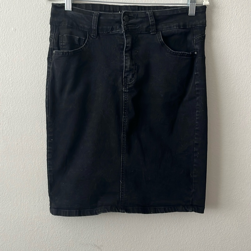 Vintage violet black skirt size PL
